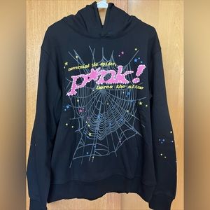 Spider Worldwide Black Punk Hoodie Size Men’s L
